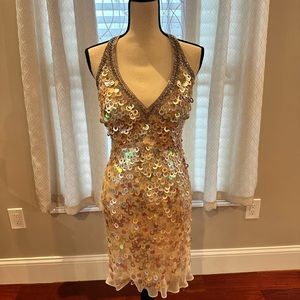 Sue Wong Nocturne size 6 light gold